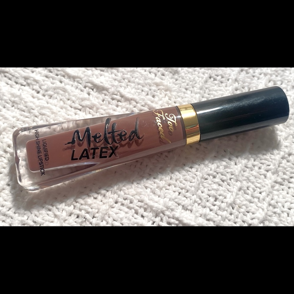 NWOT never used Too Faced Melted Liquid Latex Lipstick in shade Strange Love.